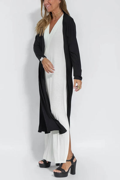 BEATRIZ | Rochie Elegantă Lungă cu Cardigan Inclus